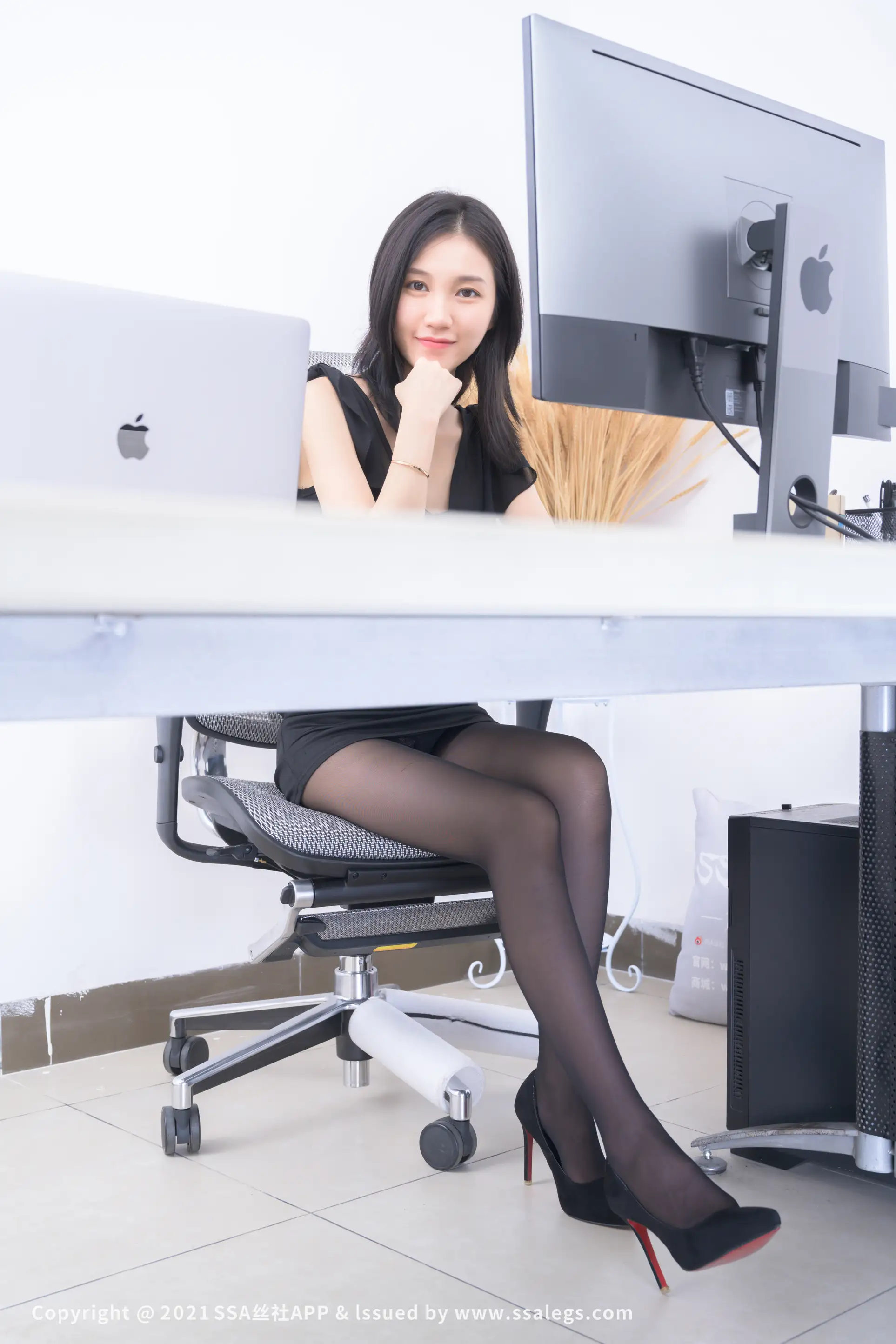 [爱美足] NO.780 模特晶晶的黑色丝袜(上) 丝社#[129P]-4