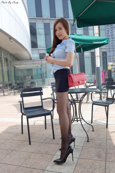 [爱美足] NO.041 Dora OL黑丝 高跟美腿旅拍 街拍#[106P]-10