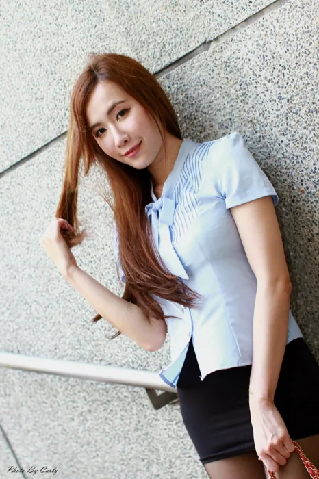 [爱美足] NO.041 Dora OL黑丝 高跟美腿旅拍 街拍#[106P]-5