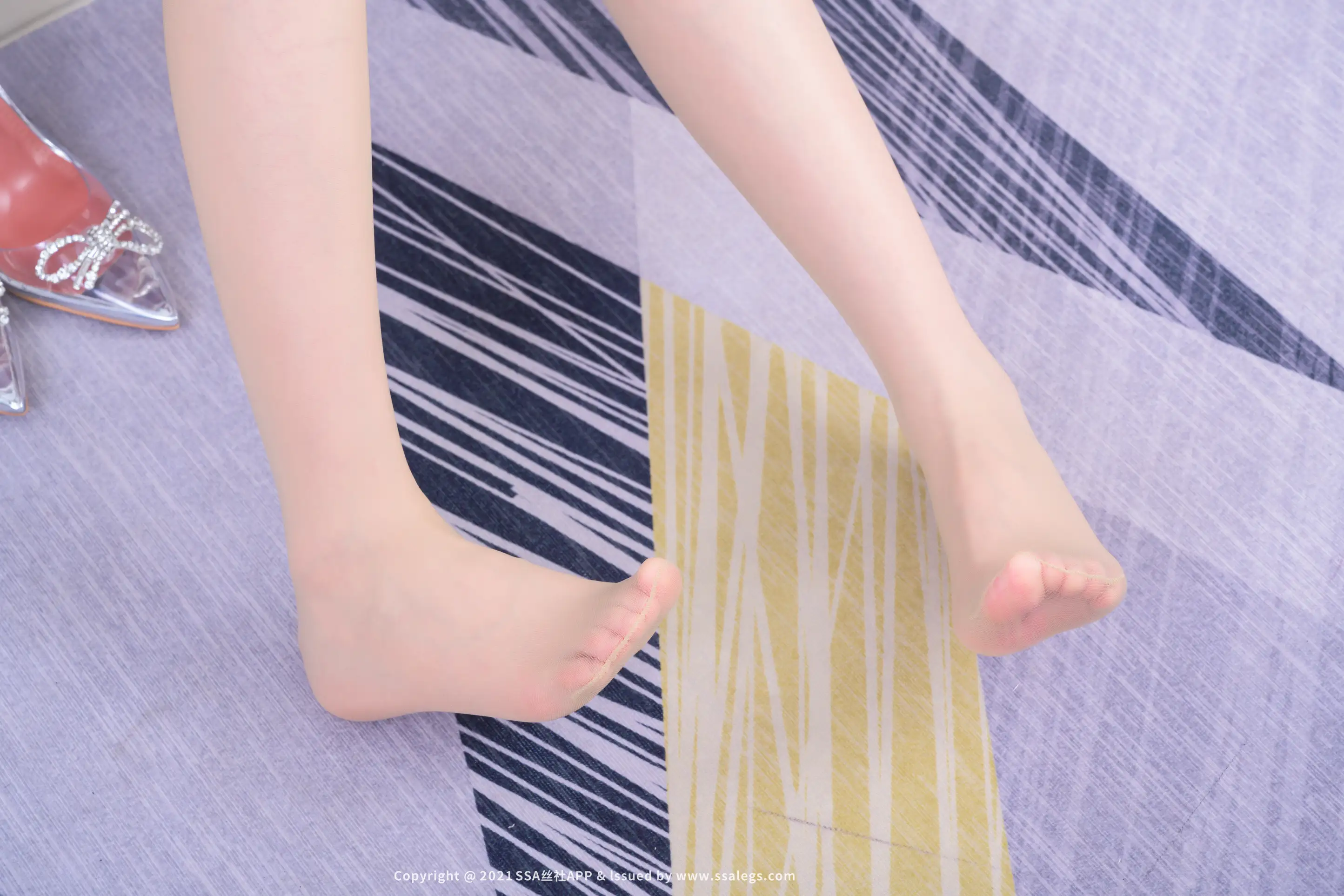 [爱美足] NO.659 模特晶晶的肉丝袜(下) 丝社#[129P]-1