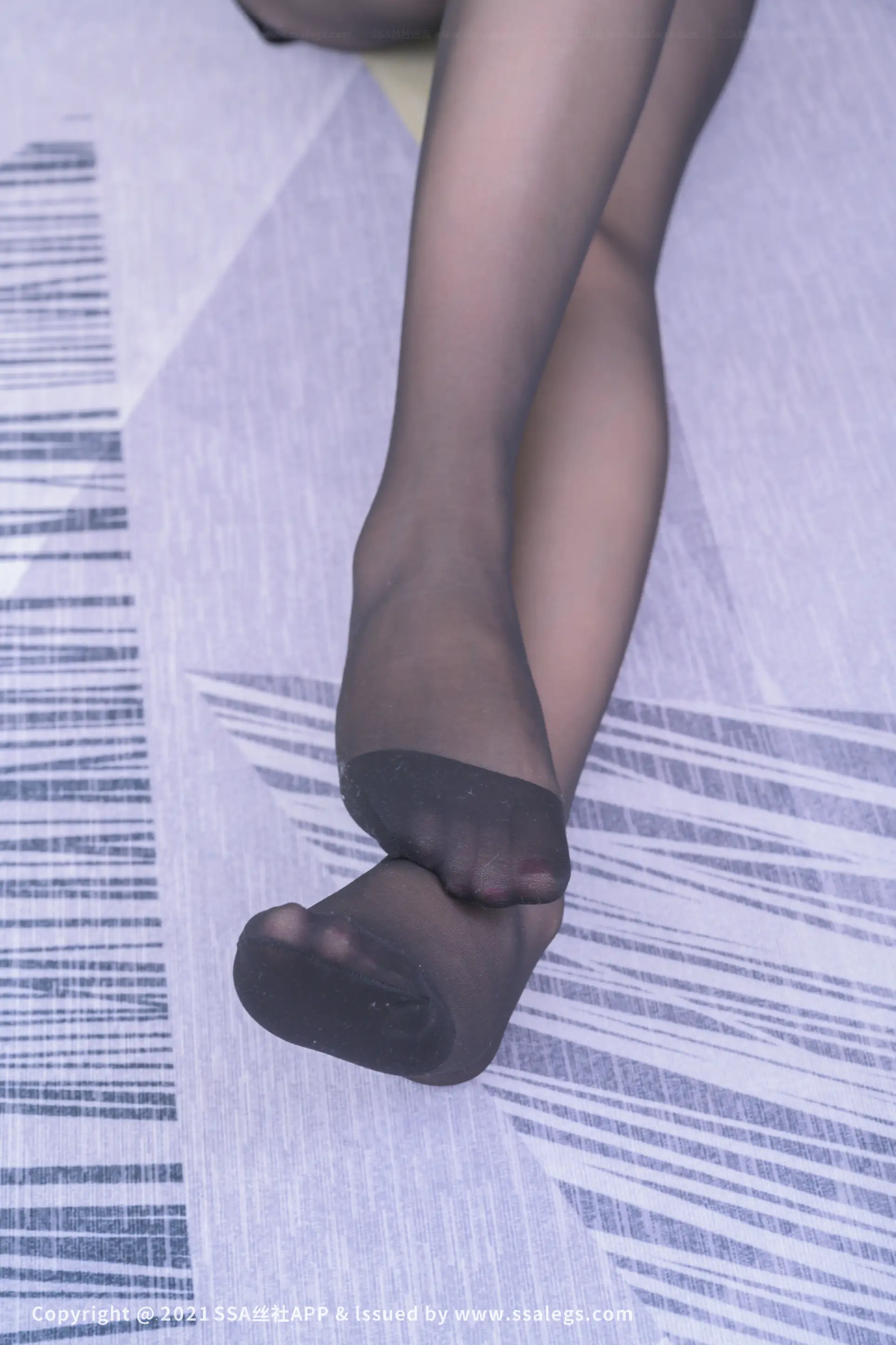 [爱美足] NO.685 模特欣欣的黑丝袜美足(下) 丝社#[128P]-5