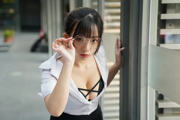 [爱美足] NO.078  陈家琳 OL短裙 高跟美腿外拍 街拍#[100P]-2