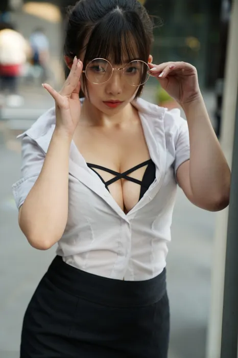 [爱美足] NO.078  陈家琳 OL短裙 高跟美腿外拍 街拍#[100P]-3