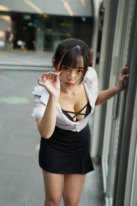 [爱美足] NO.078  陈家琳 OL短裙 高跟美腿外拍 街拍#[100P]-4