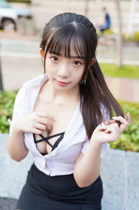 [爱美足] NO.078  陈家琳 OL短裙 高跟美腿外拍 街拍#[100P]-1