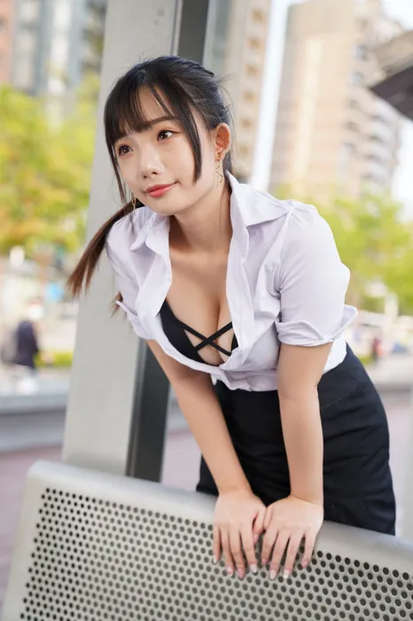 [爱美足] NO.078  陈家琳 OL短裙 高跟美腿外拍 街拍#[100P]-9