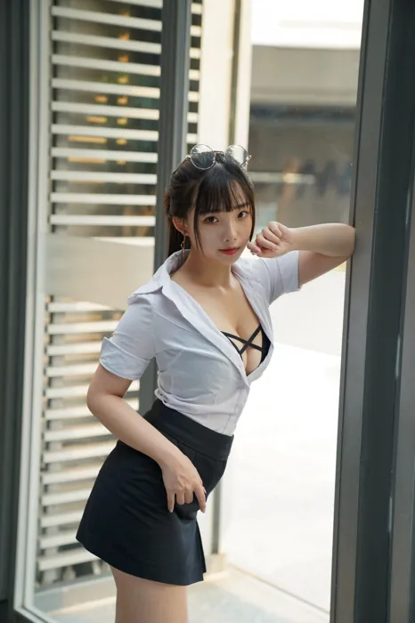 [爱美足] NO.078  陈家琳 OL短裙 高跟美腿外拍 街拍#[100P]-9