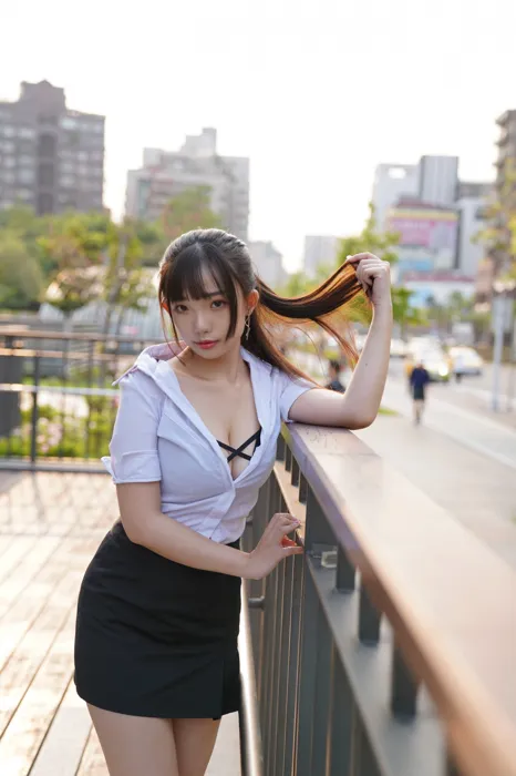 [爱美足] NO.078  陈家琳 OL短裙 高跟美腿外拍 街拍#[100P]-3