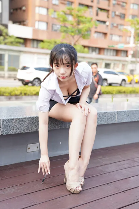 [爱美足] NO.078  陈家琳 OL短裙 高跟美腿外拍 街拍#[100P]-8