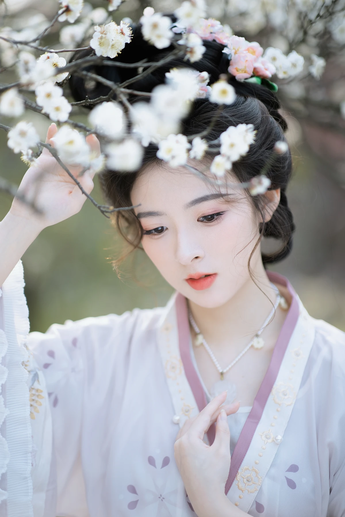 [艺图语] 2023.03.08 Vol.3022 初春探梅 明姝菜菜#[46P]-3