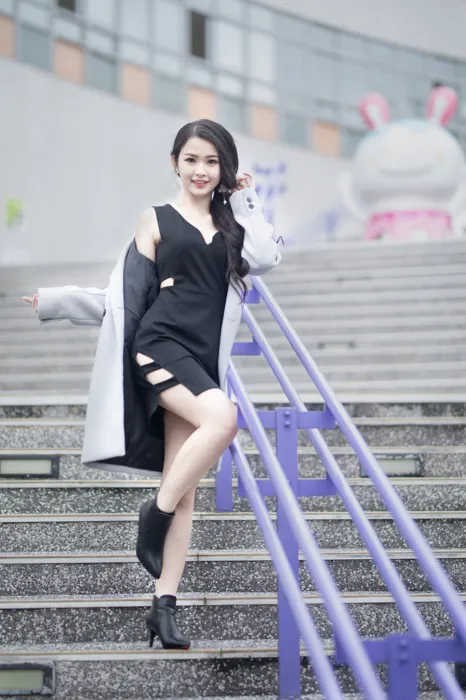 [爱美足] NO.062  杨宓凌 包臀裙更显性感 街拍#[100P]-3