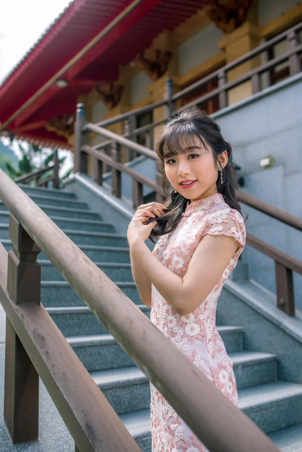 [爱美足] NO.188 余宸 旗袍高跟美腿 街拍#[88P]-9