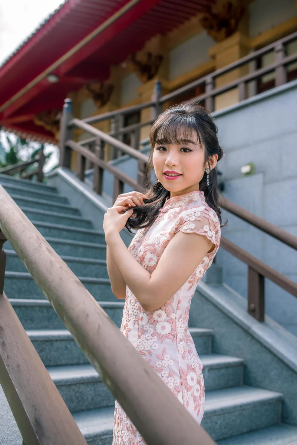 [爱美足] NO.188 余宸 旗袍高跟美腿 街拍#[88P]-10