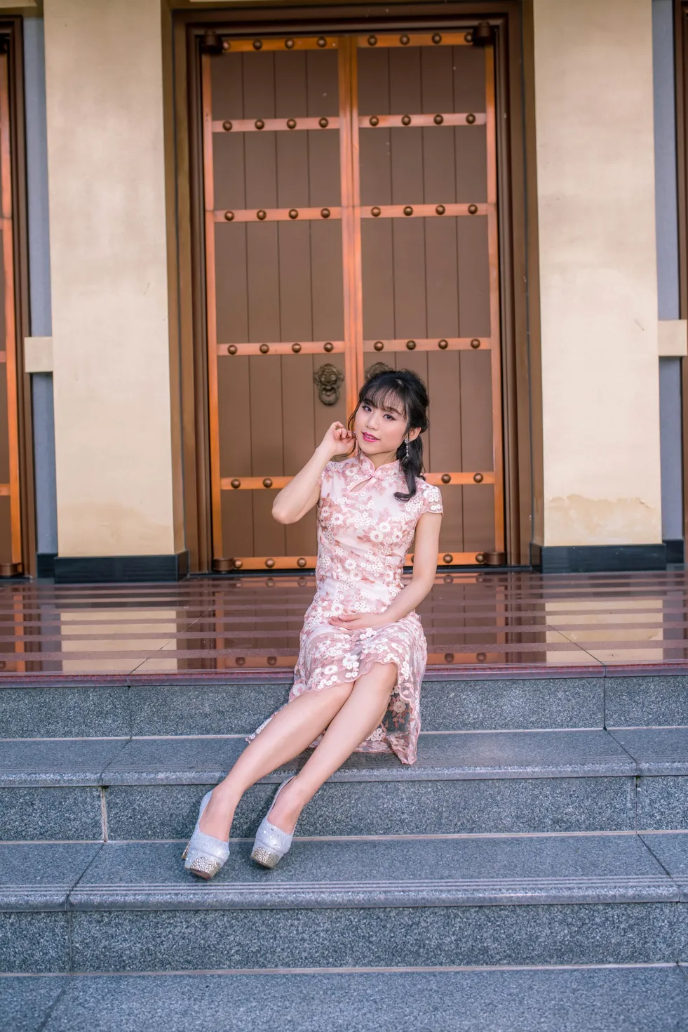 [爱美足] NO.188 余宸 旗袍高跟美腿 街拍#[88P]-2