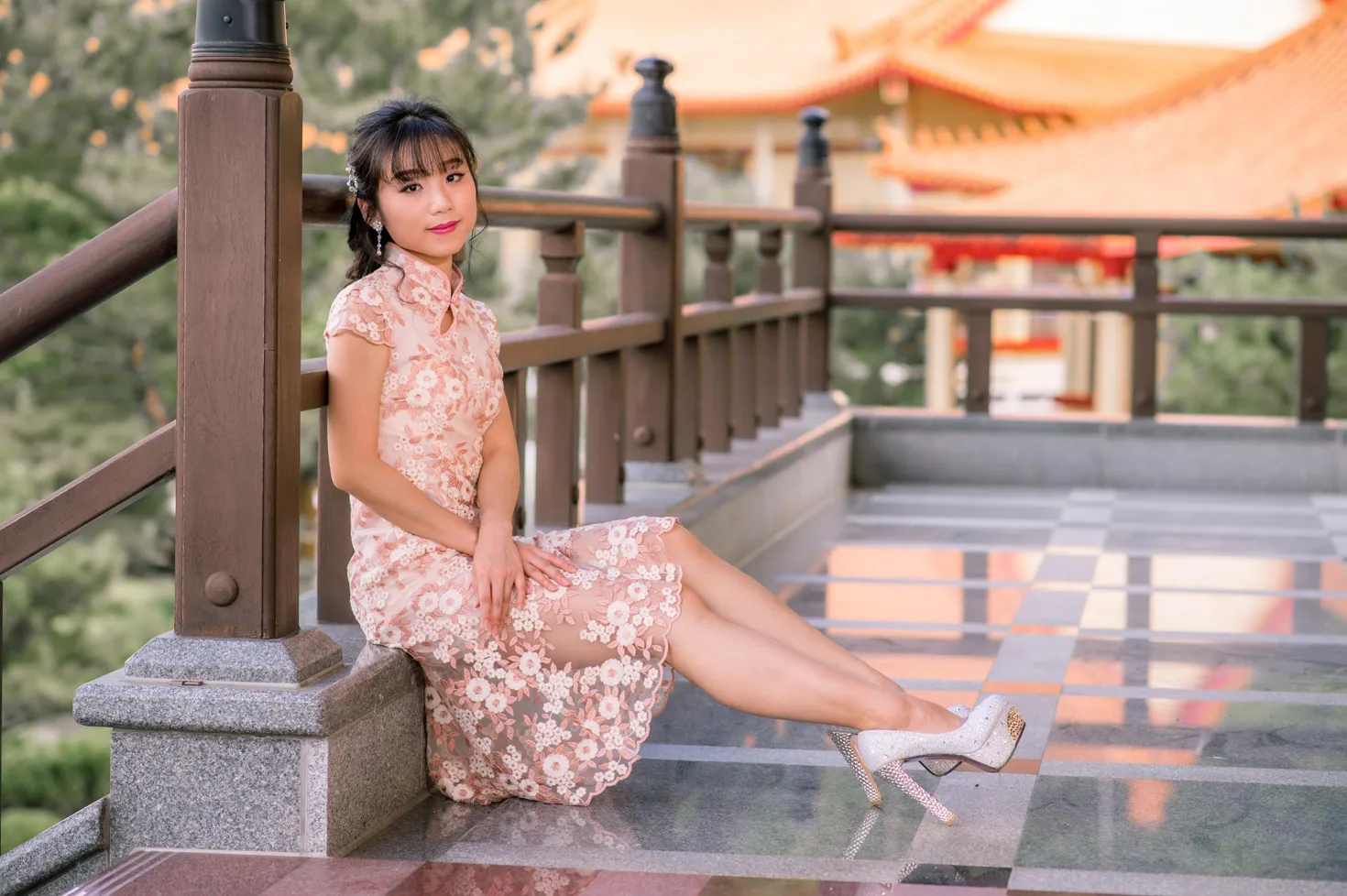 [爱美足] NO.188 余宸 旗袍高跟美腿 街拍#[88P]-5