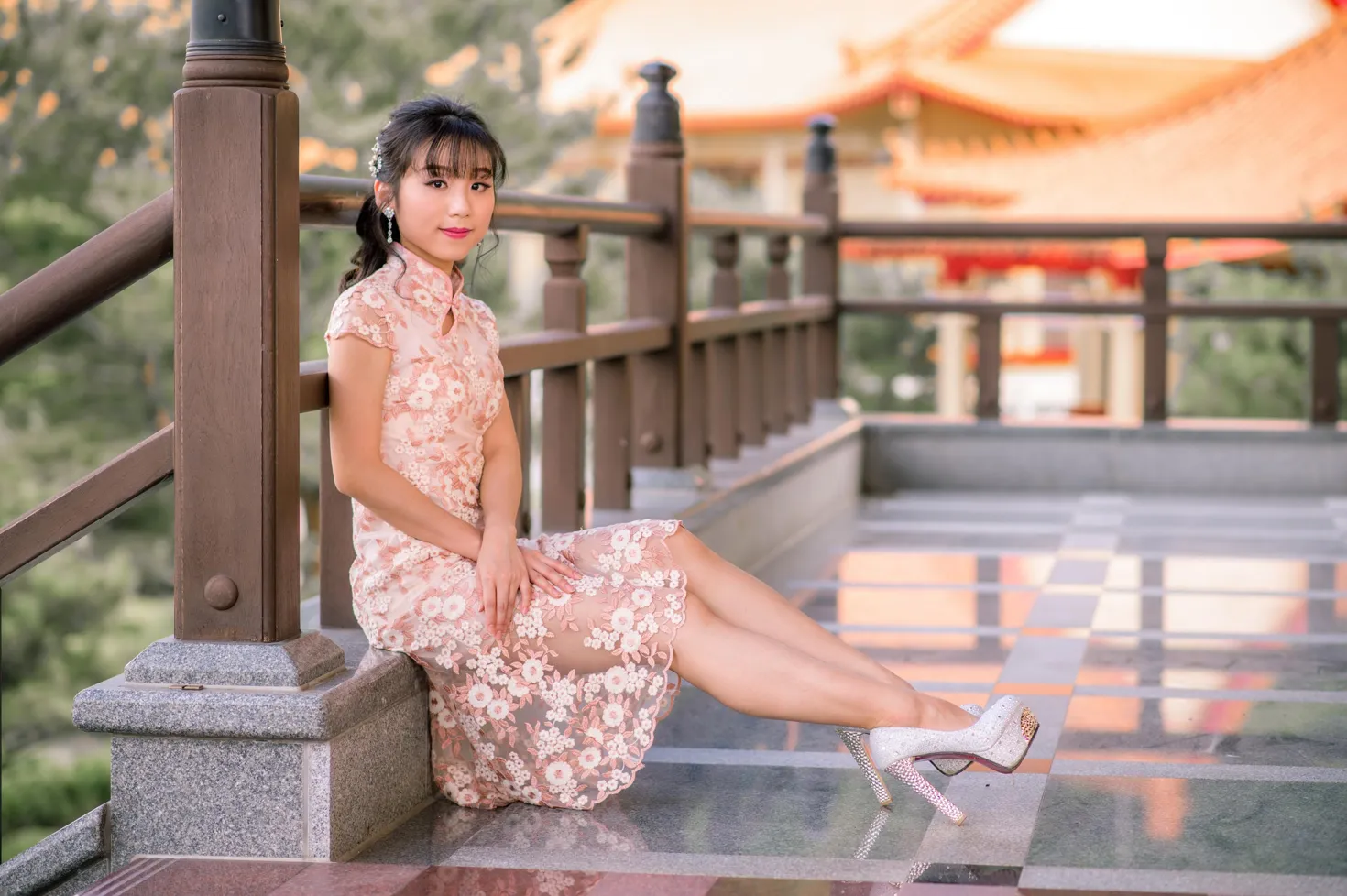 [爱美足] NO.188 余宸 旗袍高跟美腿 街拍#[88P]-6