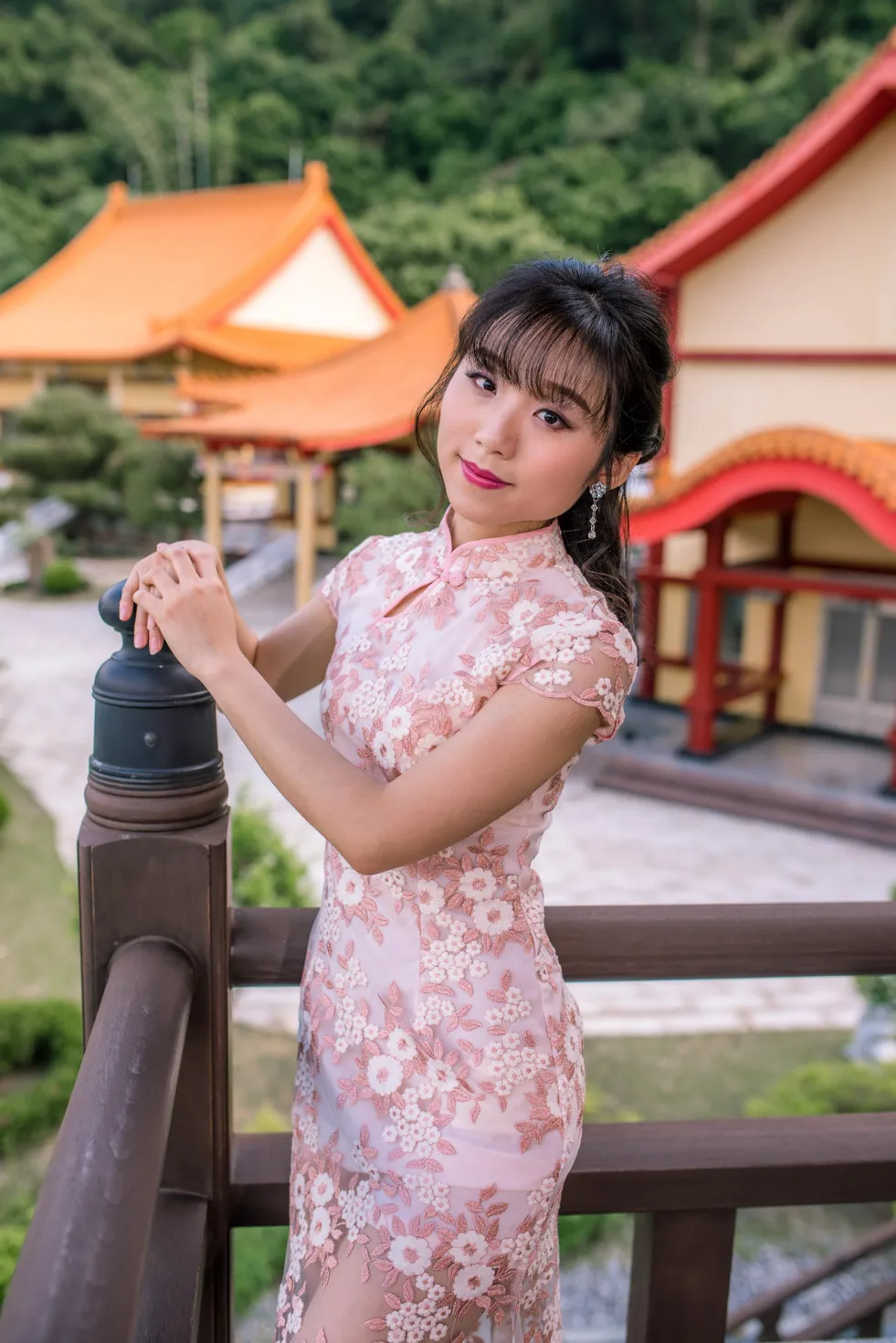 [爱美足] NO.188 余宸 旗袍高跟美腿 街拍#[88P]-9