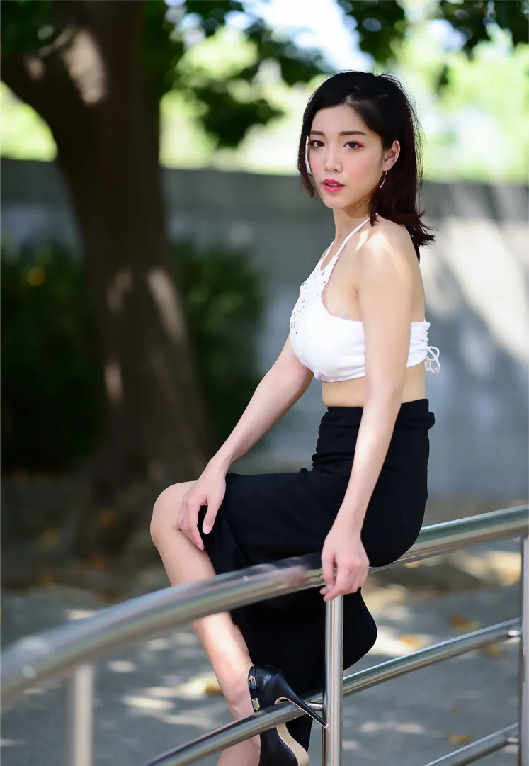 [爱美足] NO.162 莎莎 露肚高叉长裙高跟美腿 街拍#[105P]-3