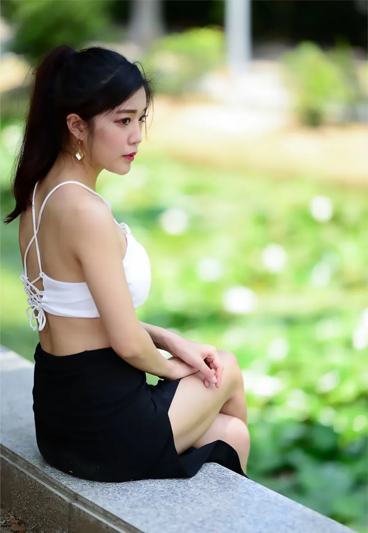 [爱美足] NO.162 莎莎 露肚高叉长裙高跟美腿 街拍#[105P]-4