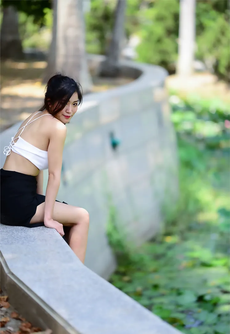 [爱美足] NO.162 莎莎 露肚高叉长裙高跟美腿 街拍#[105P]-10