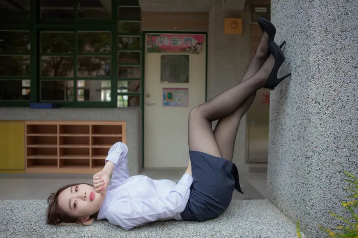 [爱美足] NO.164 林华 OL制服 高跟美腿外 街拍#[42P]-3