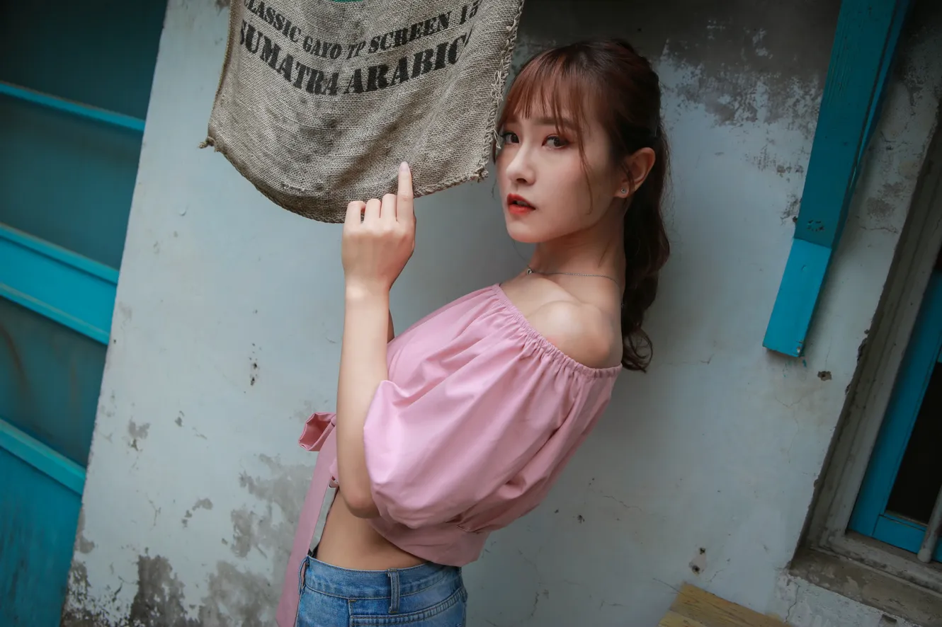 [爱美足] NO.103 郭思敏 唯美牛仔裤高跟 街拍#[48P]-4