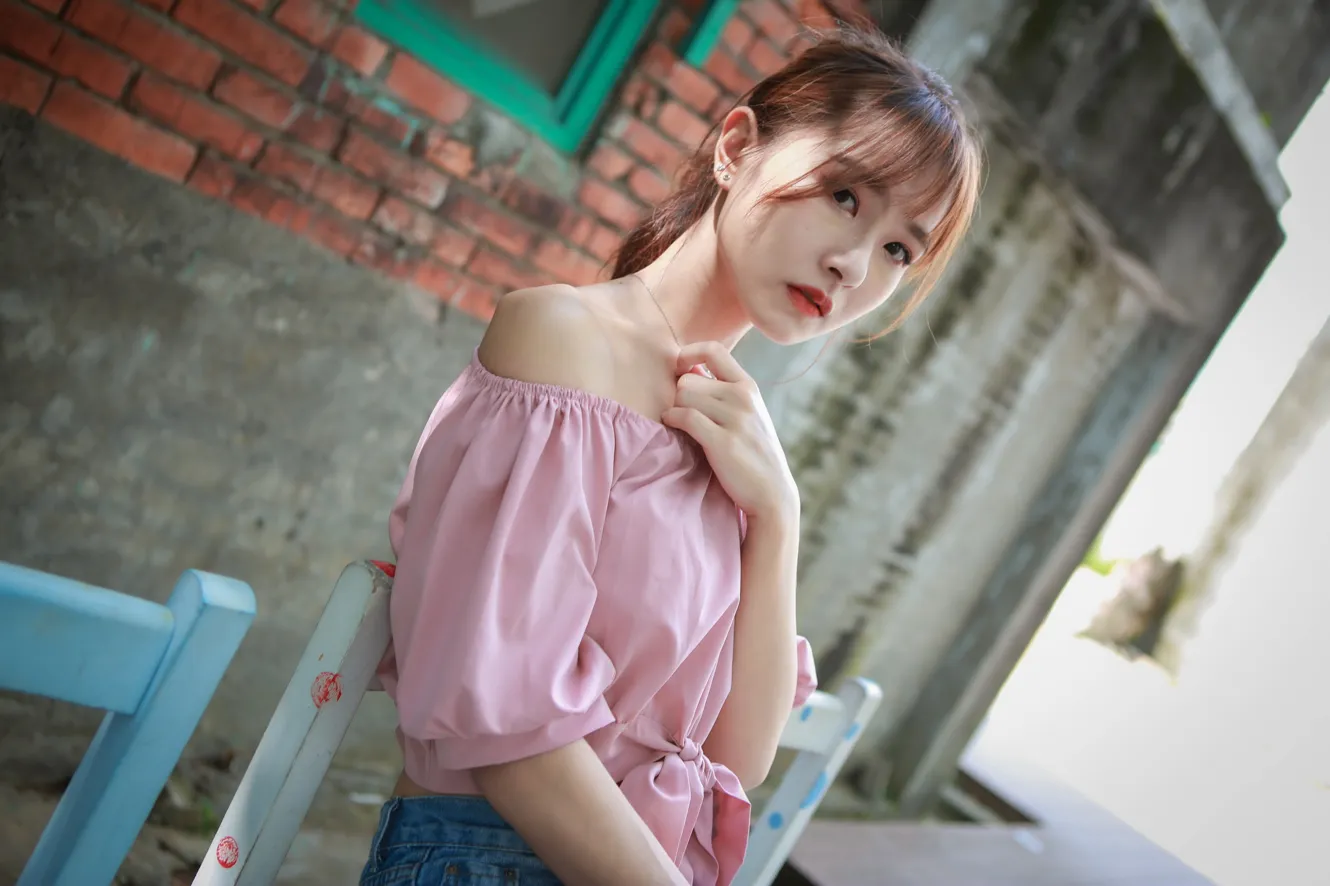 [爱美足] NO.103 郭思敏 唯美牛仔裤高跟 街拍#[48P]-8