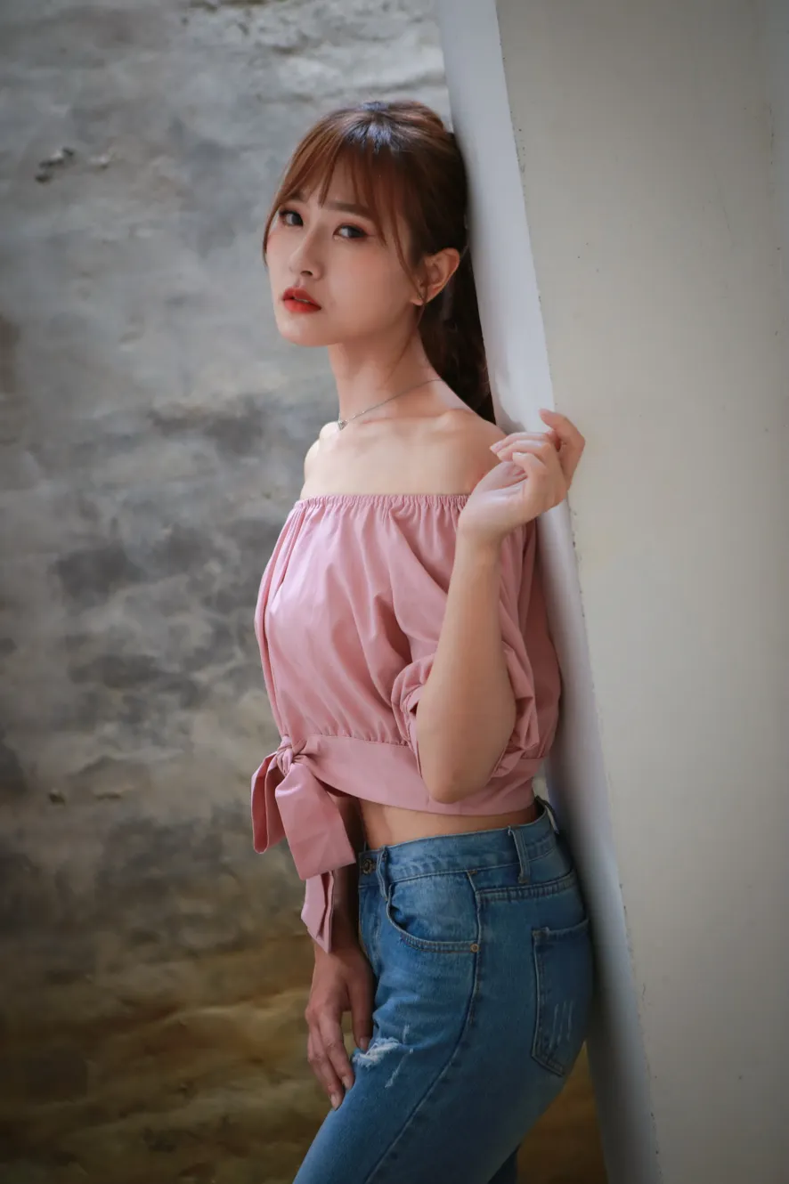 [爱美足] NO.103 郭思敏 唯美牛仔裤高跟 街拍#[48P]-3