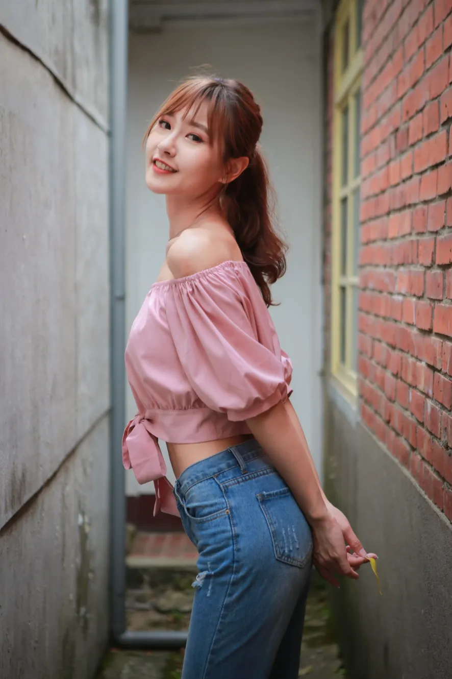 [爱美足] NO.103 郭思敏 唯美牛仔裤高跟 街拍#[48P]-7