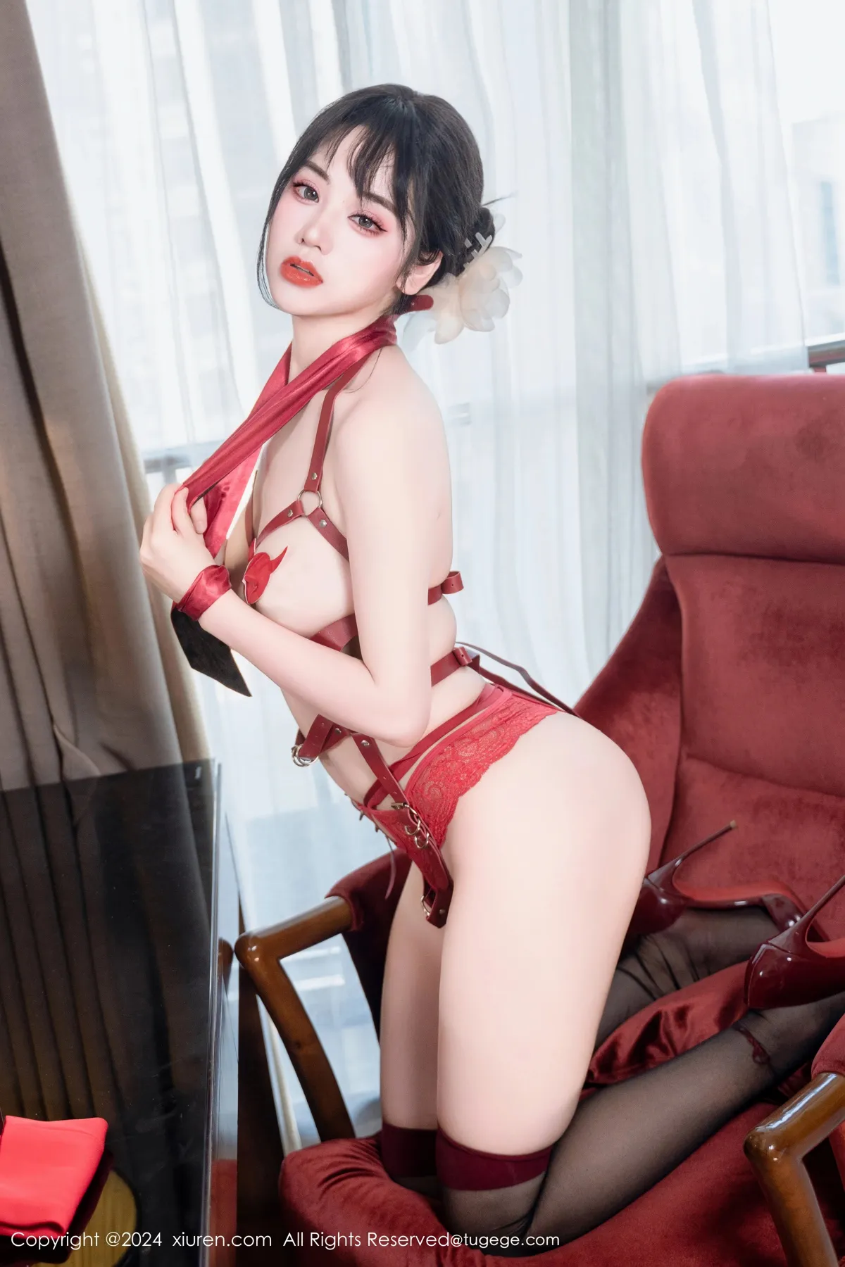 [秀人网] 2024.04.09 No.8360 汐汐爱吃草莓#[61P]-7