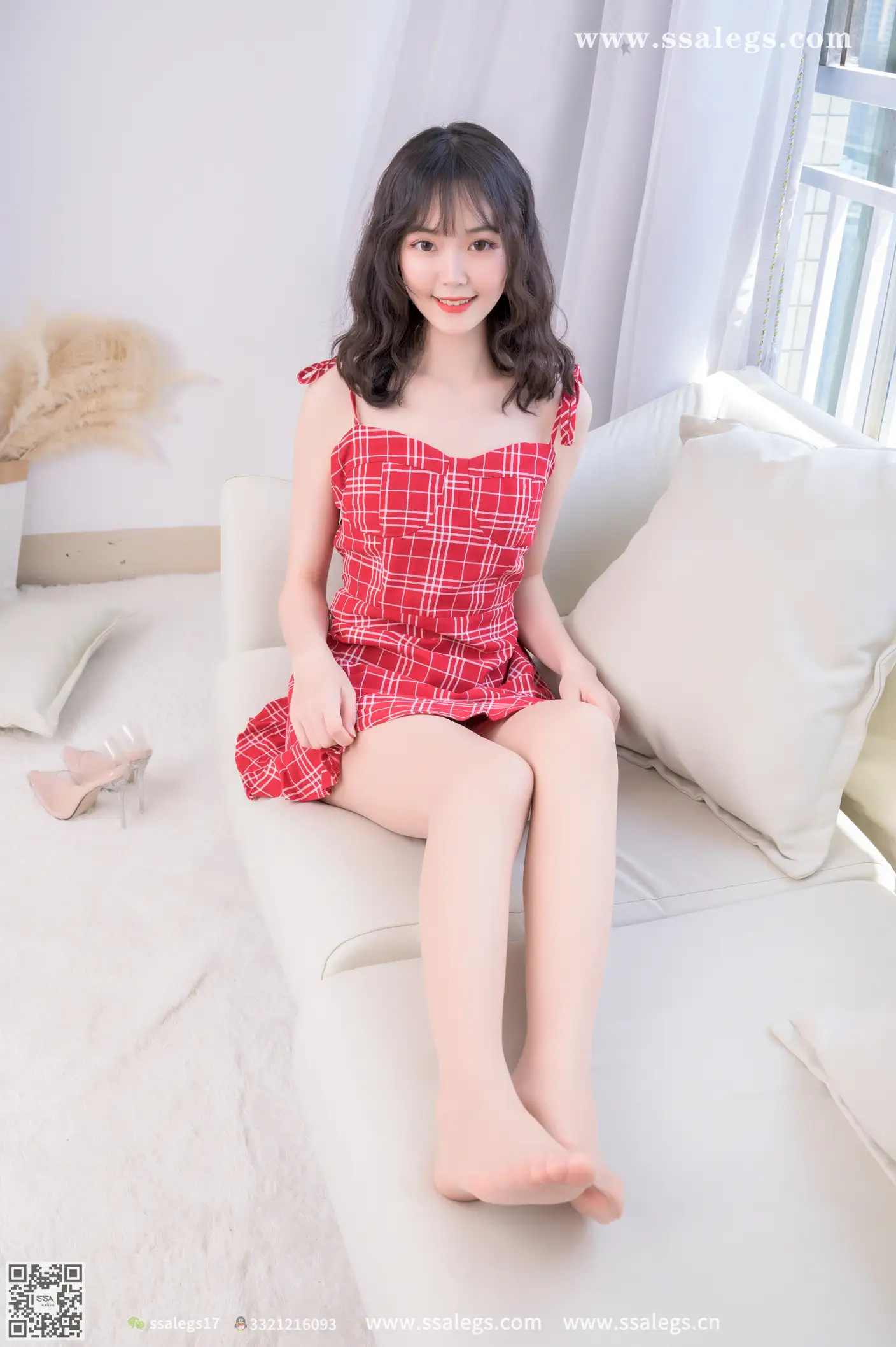 [爱美足] NO.416 阳阳我的红格子短裙(下) 丝社#[112P]-1