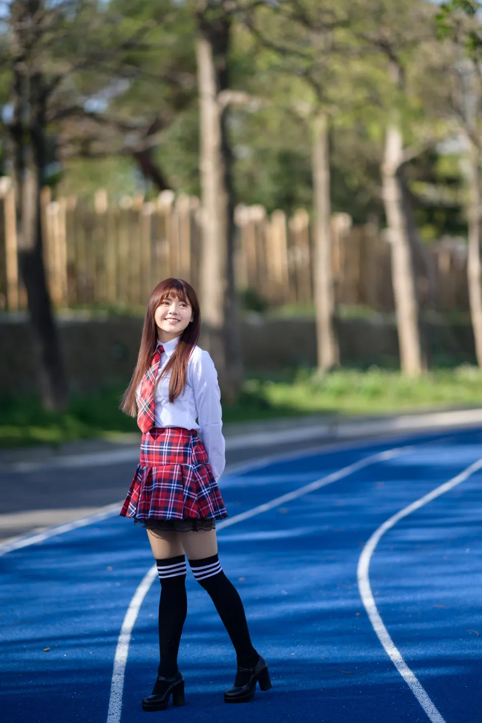 [爱美足] NO.233 学生制服高跟 街拍#[105P]-3