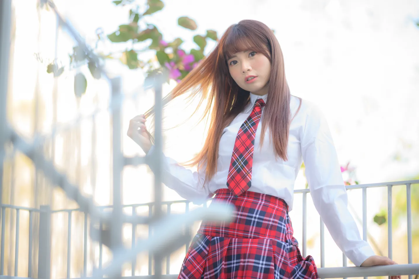 [爱美足] NO.233 学生制服高跟 街拍#[105P]-2