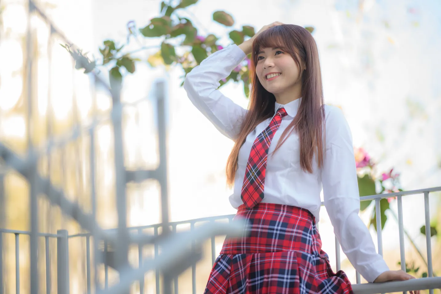 [爱美足] NO.233 学生制服高跟 街拍#[105P]-5