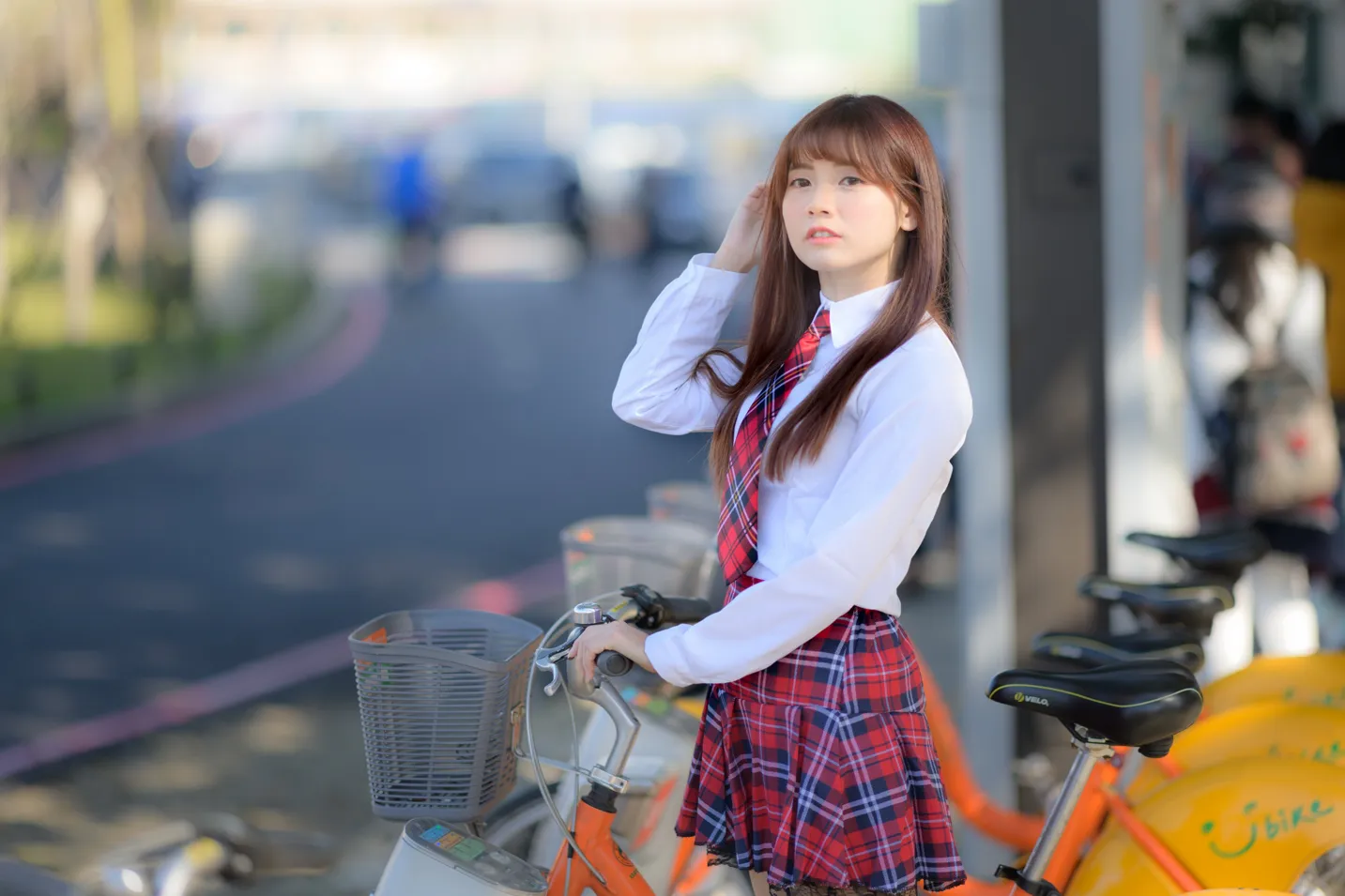 [爱美足] NO.233 学生制服高跟 街拍#[105P]-6