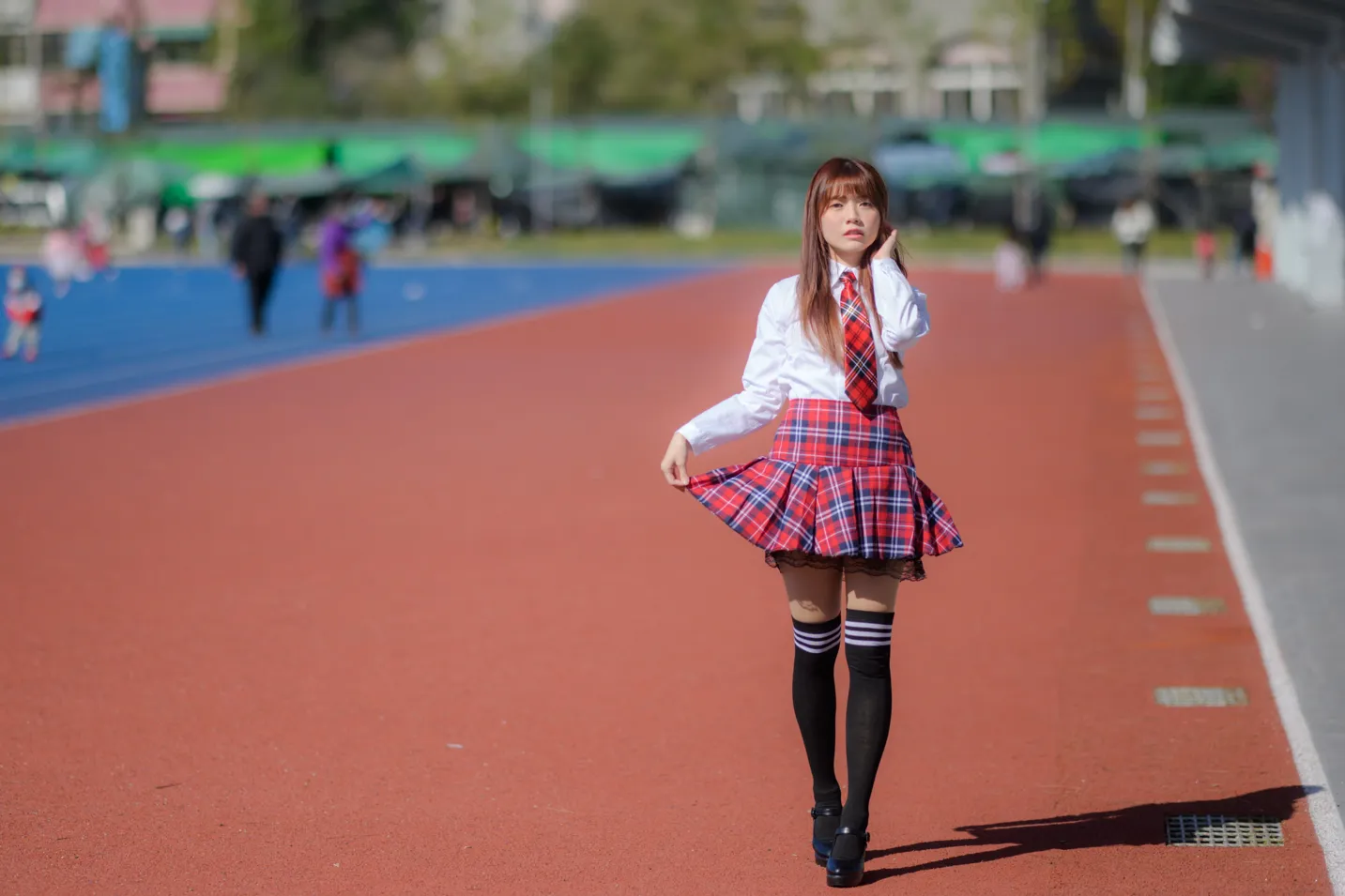 [爱美足] NO.233 学生制服高跟 街拍#[105P]-2