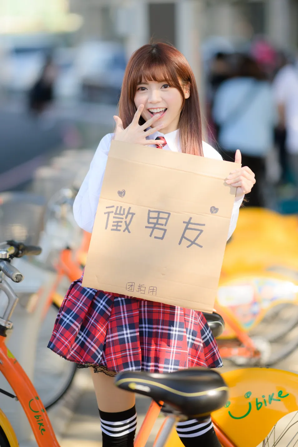 [爱美足] NO.233 学生制服高跟 街拍#[105P]-1