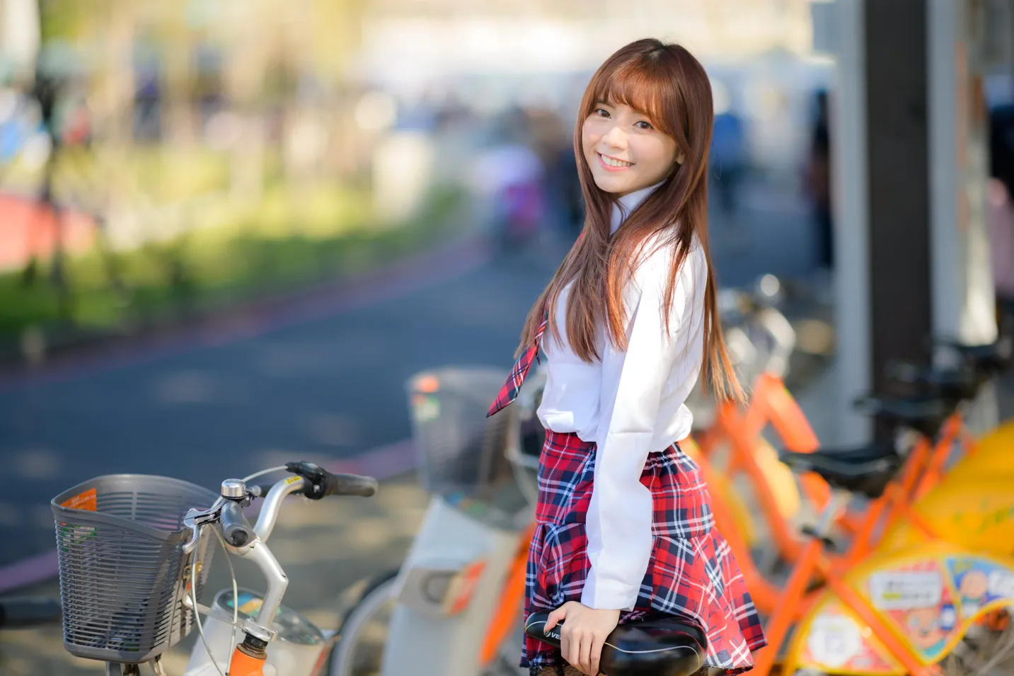 [爱美足] NO.233 学生制服高跟 街拍#[105P]-3