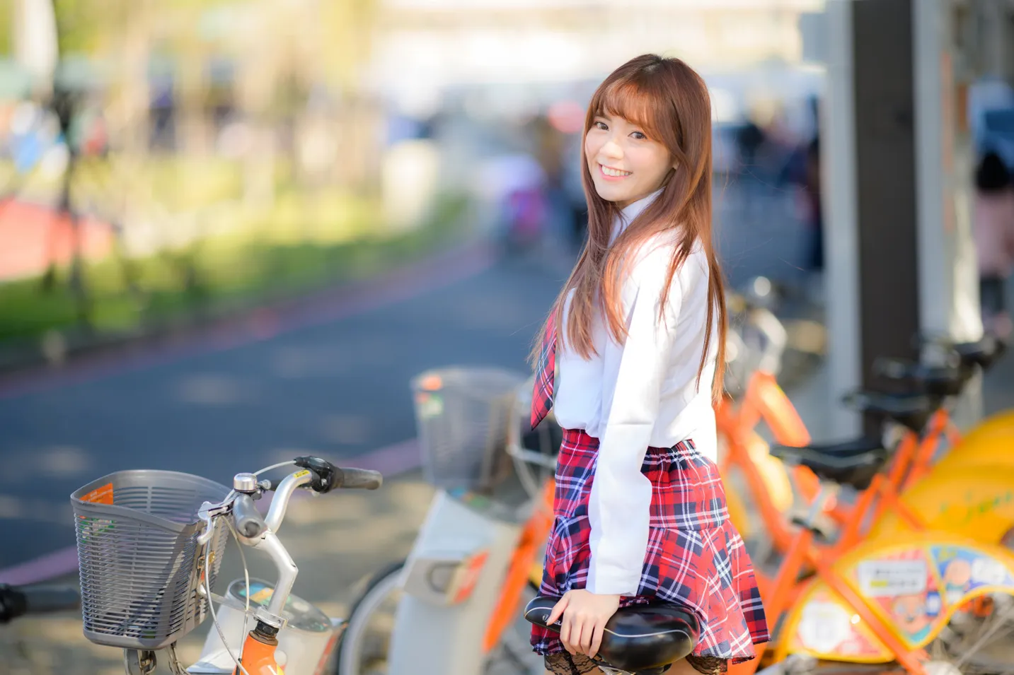 [爱美足] NO.233 学生制服高跟 街拍#[105P]-5