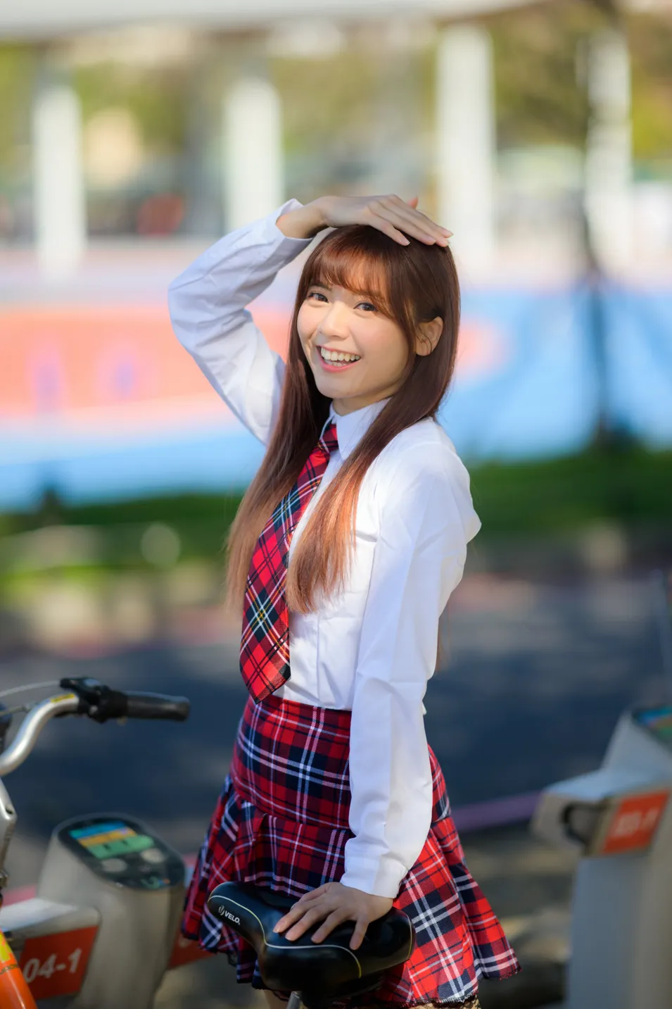 [爱美足] NO.233 学生制服高跟 街拍#[105P]-7