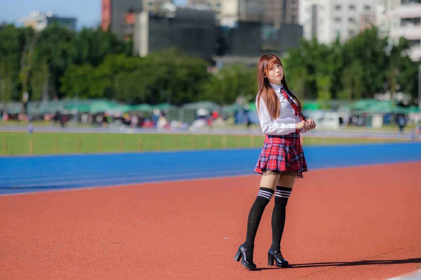 [爱美足] NO.233 学生制服高跟 街拍#[105P]-6