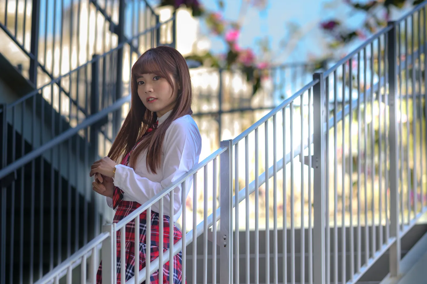 [爱美足] NO.233 学生制服高跟 街拍#[105P]-7