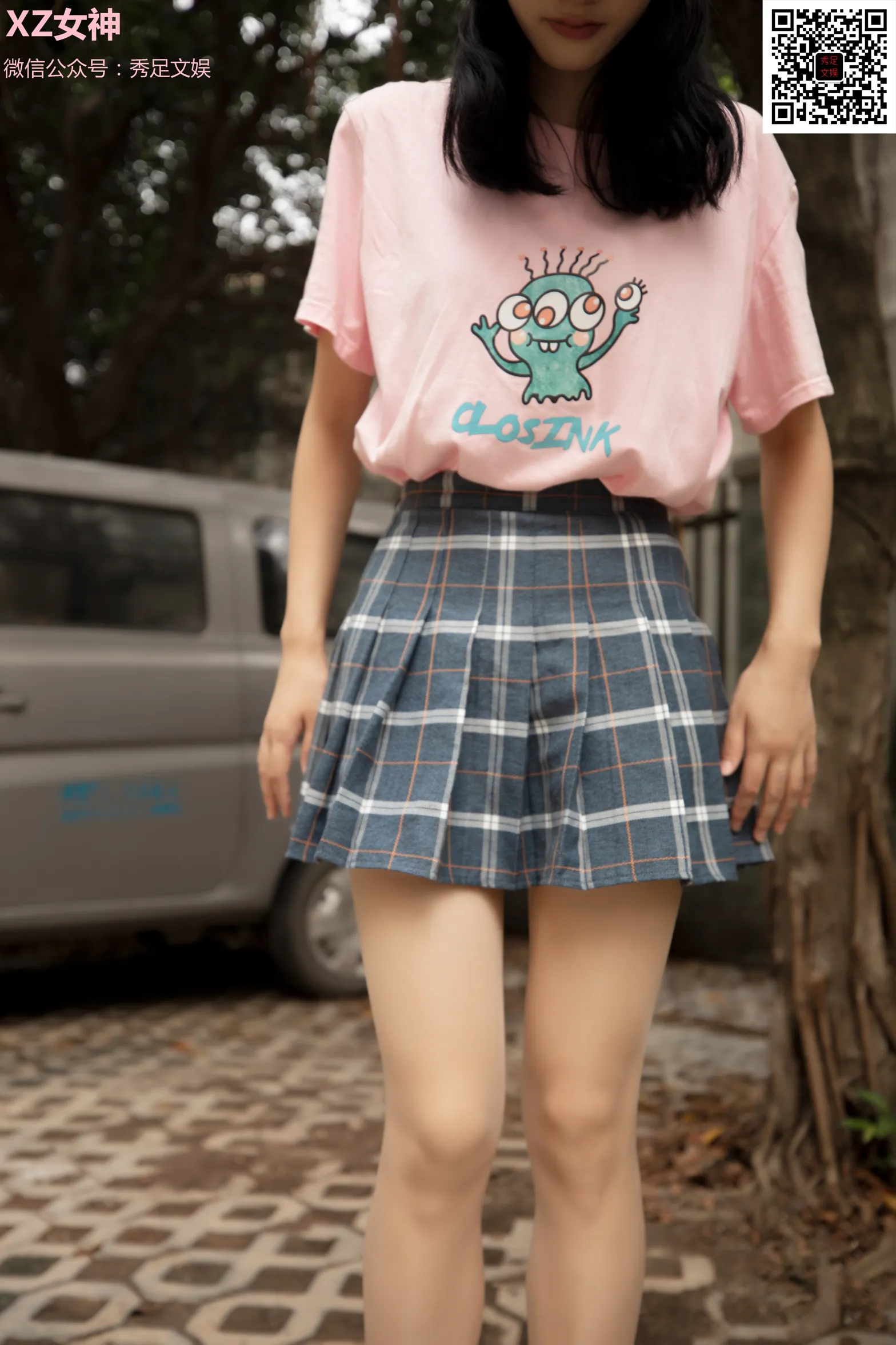 [爱美足] NO.006 青春无敌的百褶裙少女 街拍#[60P]-10