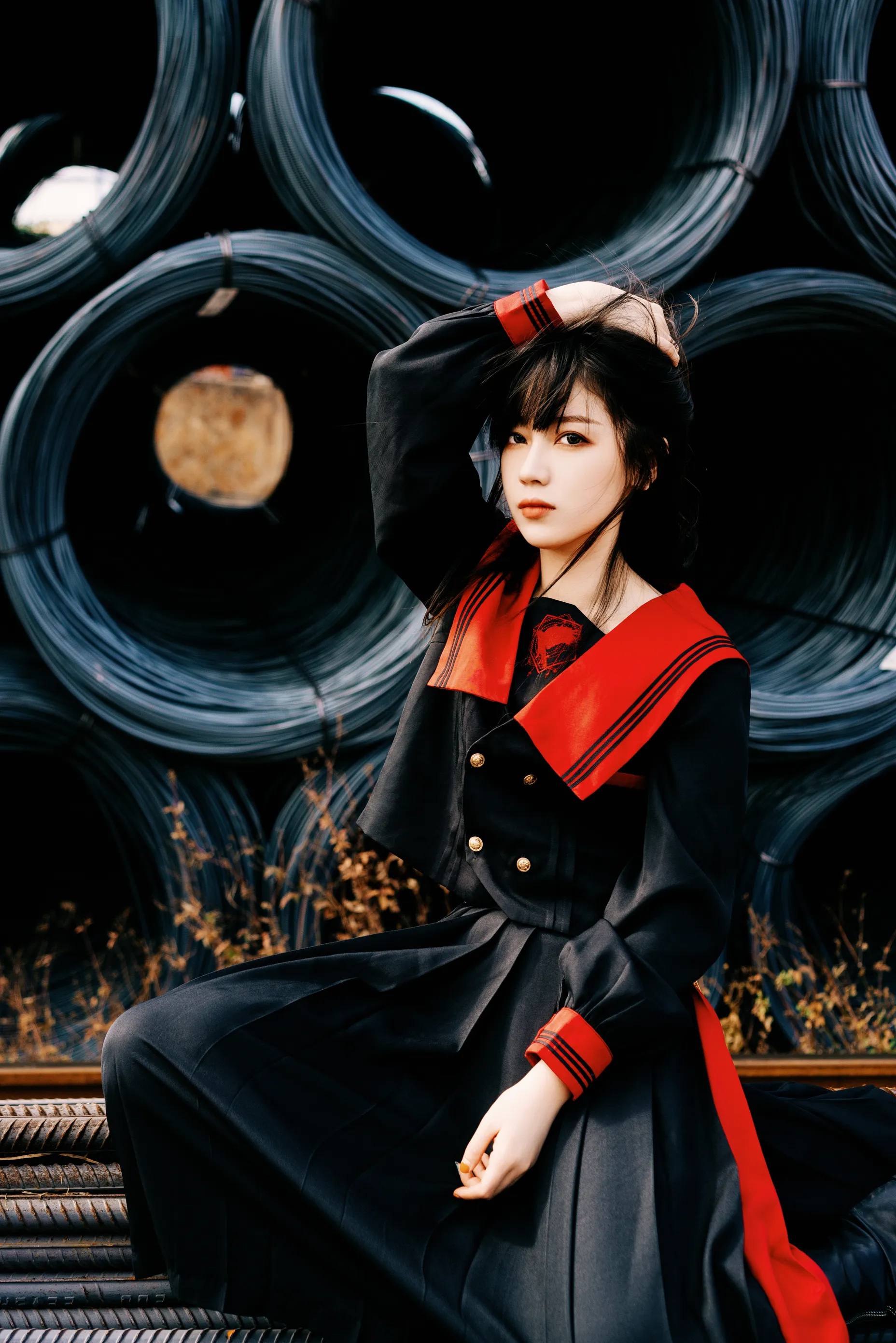 [艺图语] 2022.12.01 Vol.2570 – 不良JK 见贤-K#[53P]-3