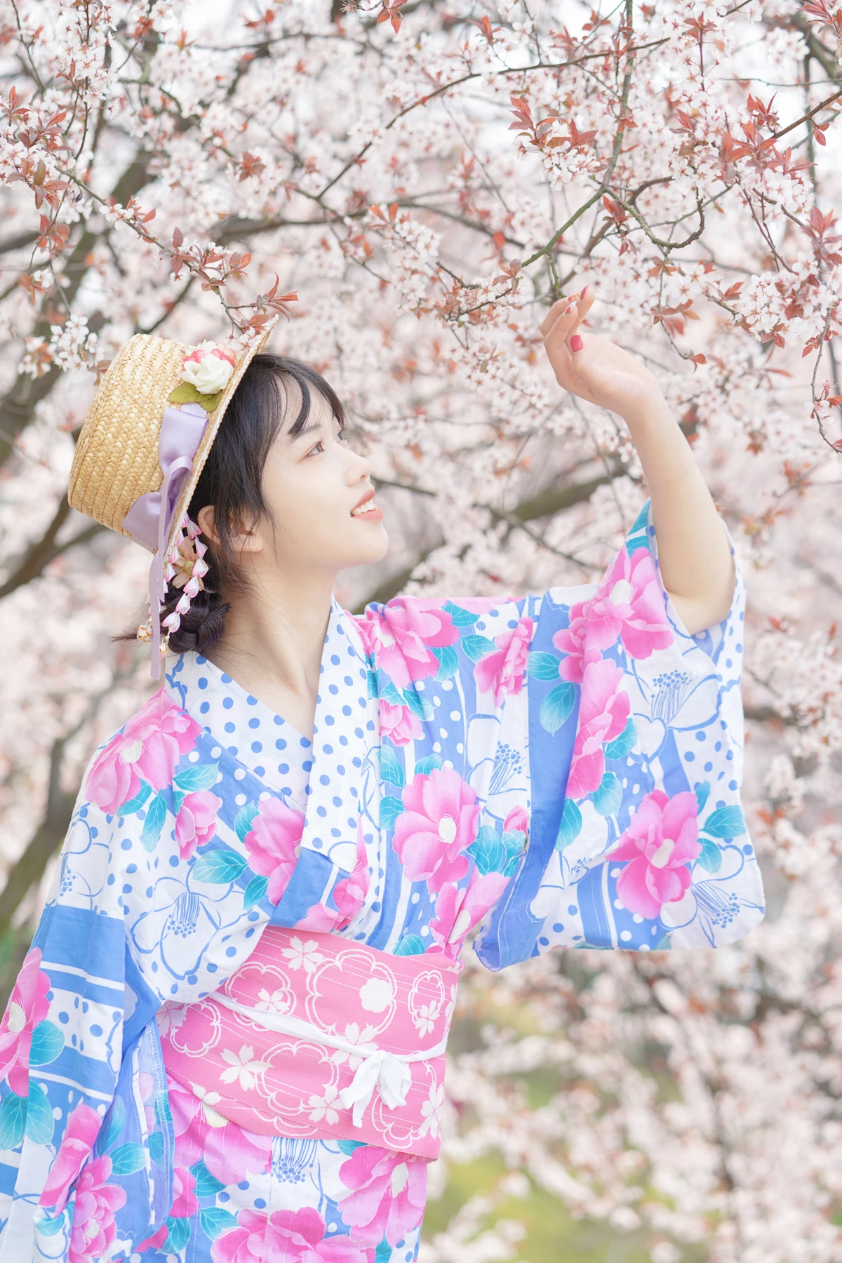 [艺图语] 2023.02.08 Vol.2995 春日花和服 泉泉#[32P]-5