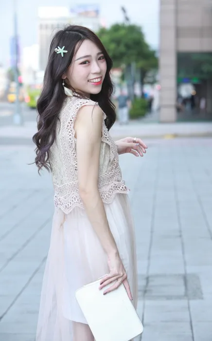 [爱美足] NO.097 林芝榕 小禮服 高跟美腿外拍 街拍#[88P]-2