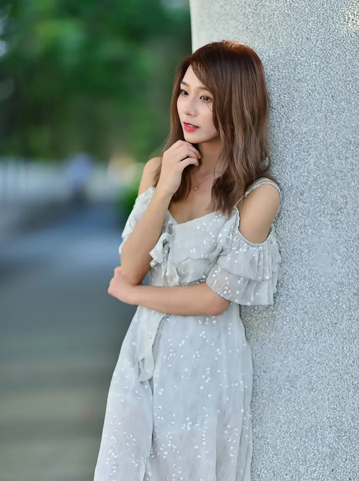 [爱美足] NO.200 vivi曹媛媛 吊带高衩长裙高跟美腿 街拍#[105P]-6