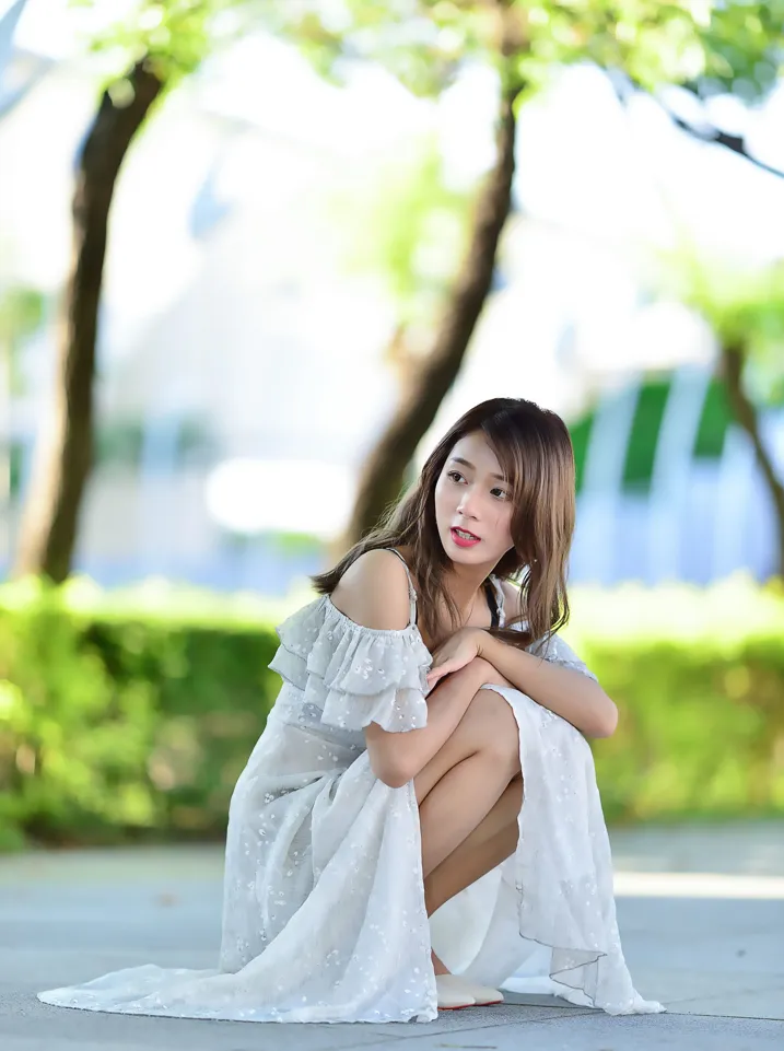 [爱美足] NO.200 vivi曹媛媛 吊带高衩长裙高跟美腿 街拍#[105P]-4