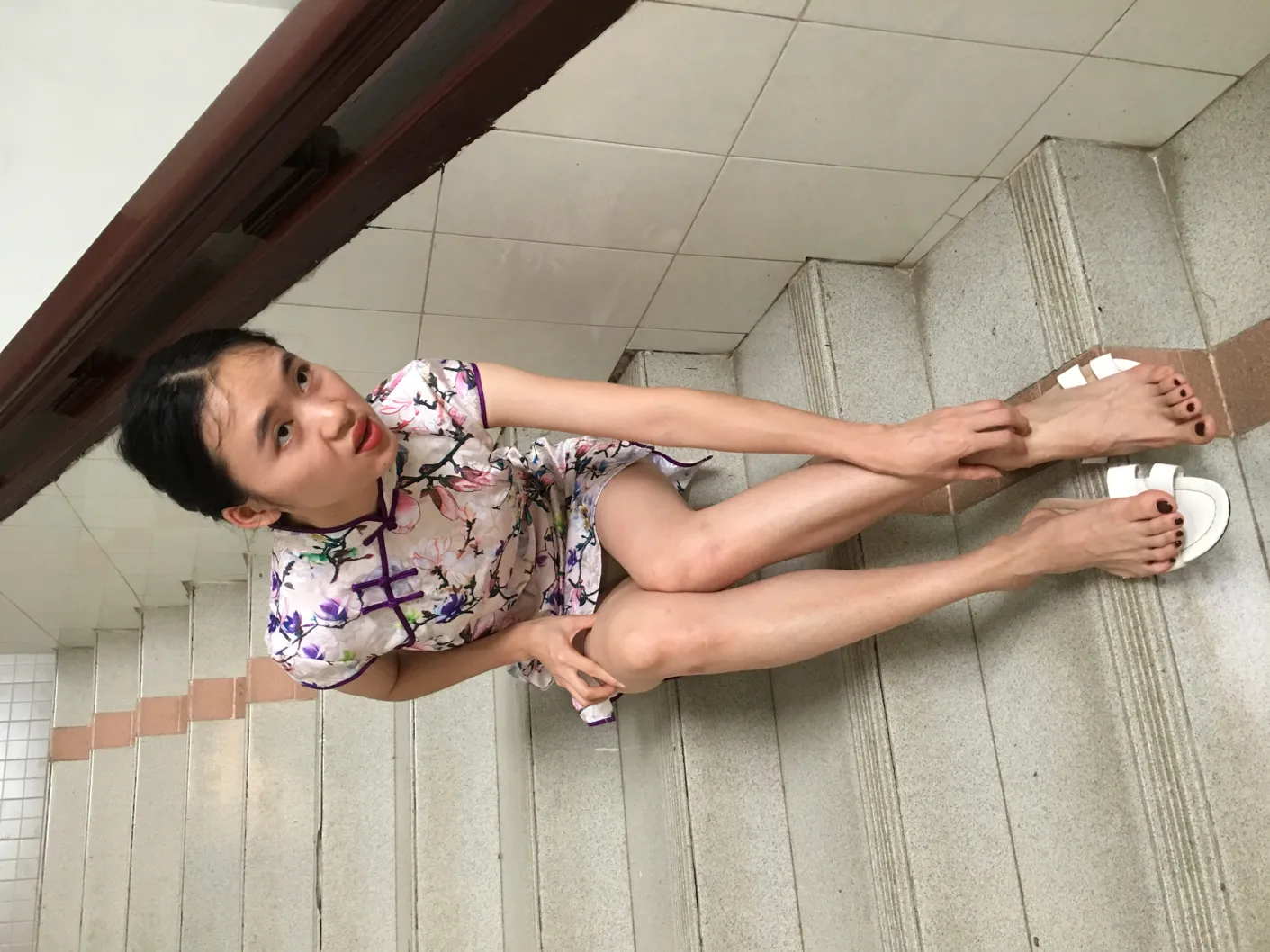 [爱美足] NO.021 男科医生小石的超嫩美足长腿网球场写真 街拍#[80P]-3