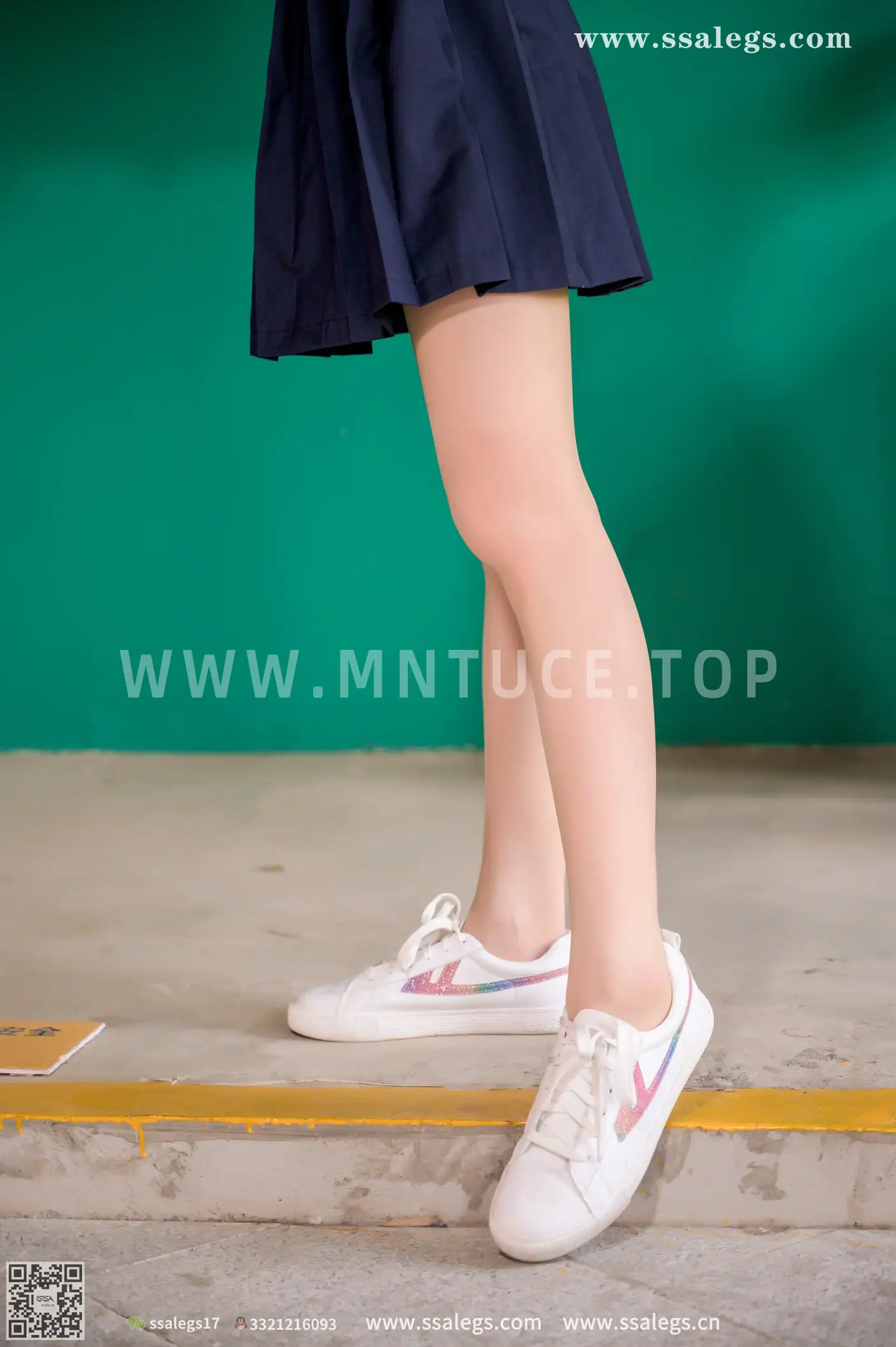[爱美足] NO.421 漫漫白色jk制服肉丝写真(上) 丝社#[124P]-2